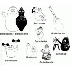 Dibujo para colorear: Barbapapa (Dibujos animados) #36525 - Dibujos para Colorear e Imprimir Gratis