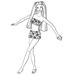 Dibujo para colorear: Barbie (Dibujos animados) #27470 - Dibujos para Colorear e Imprimir Gratis