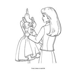 Dibujo para colorear: Barbie (Dibujos animados) #27639 - Dibujos para Colorear e Imprimir Gratis