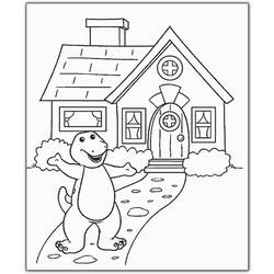 Dibujo para colorear: Barney and friends (Dibujos animados) #40951 - Dibujos para Colorear e Imprimir Gratis