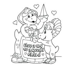 Dibujo para colorear: Barney and friends (Dibujos animados) #40984 - Dibujos para Colorear e Imprimir Gratis