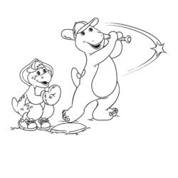 Dibujo para colorear: Barney and friends (Dibujos animados) #40990 - Dibujos para Colorear e Imprimir Gratis