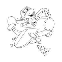 Dibujo para colorear: Barney and friends (Dibujos animados) #41000 - Dibujos para Colorear e Imprimir Gratis