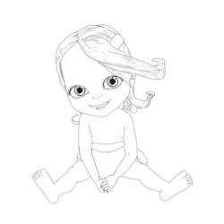 Dibujo para colorear: Bebe Lilly (Dibujos animados) #41089 - Dibujos para Colorear e Imprimir Gratis