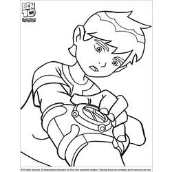 Dibujo para colorear: Ben 10 (Dibujos animados) #40463 - Dibujos para Colorear e Imprimir Gratis