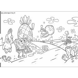 Dibujo para colorear: Bob Esponja (Dibujos animados) #33548 - Dibujos para Colorear e Imprimir Gratis