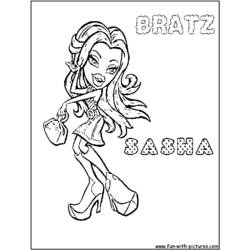 Dibujo para colorear: Bratz (Dibujos animados) #32436 - Dibujos para Colorear e Imprimir Gratis