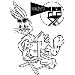 Dibujo para colorear: Bugs Bunny (Dibujos animados) #26317 - Dibujos para Colorear e Imprimir Gratis