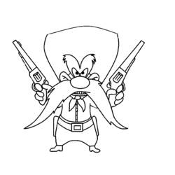 Dibujo para colorear: Bugs Bunny (Dibujos animados) #26342 - Dibujos para Colorear e Imprimir Gratis