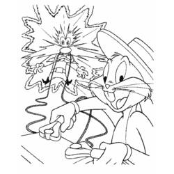 Dibujo para colorear: Bugs Bunny (Dibujos animados) #26347 - Dibujos para Colorear e Imprimir Gratis