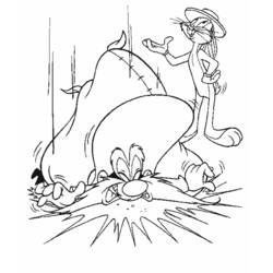 Dibujo para colorear: Bugs Bunny (Dibujos animados) #26348 - Dibujos para Colorear e Imprimir Gratis
