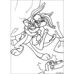 Dibujo para colorear: Bugs Bunny (Dibujos animados) #26350 - Dibujos para Colorear e Imprimir Gratis