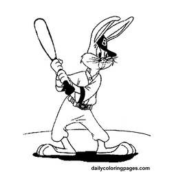 Dibujo para colorear: Bugs Bunny (Dibujos animados) #26356 - Dibujos para Colorear e Imprimir Gratis