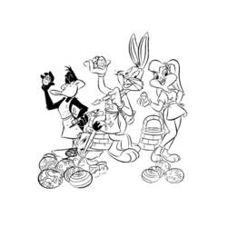 Dibujo para colorear: Bugs Bunny (Dibujos animados) #26361 - Dibujos para Colorear e Imprimir Gratis