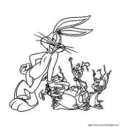 Dibujo para colorear: Bugs Bunny (Dibujos animados) #26362 - Dibujos para Colorear e Imprimir Gratis