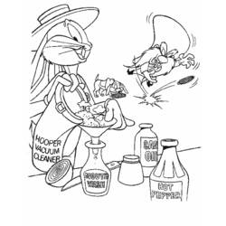 Dibujo para colorear: Bugs Bunny (Dibujos animados) #26372 - Dibujos para Colorear e Imprimir Gratis
