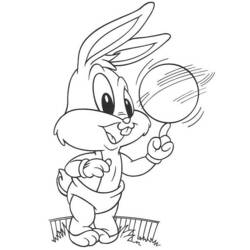 Dibujo para colorear: Bugs Bunny (Dibujos animados) #26392 - Dibujos para Colorear e Imprimir Gratis