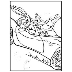 Dibujo para colorear: Bugs Bunny (Dibujos animados) #26411 - Dibujos para Colorear e Imprimir Gratis