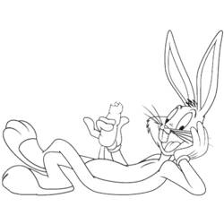 Dibujos para colorear: Bugs Bunny - Dibujos para Colorear e Imprimir Gratis