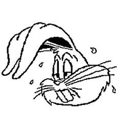 Dibujo para colorear: Bugs Bunny (Dibujos animados) #26446 - Dibujos para Colorear e Imprimir Gratis
