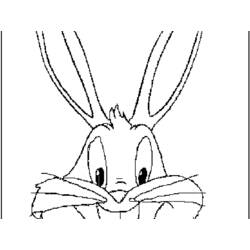 Dibujo para colorear: Bugs Bunny (Dibujos animados) #26493 - Dibujos para Colorear e Imprimir Gratis