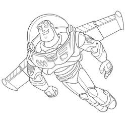 Dibujo para colorear: Buzz Lightyear of Star Command (Dibujos animados) #46610 - Dibujos para Colorear e Imprimir Gratis