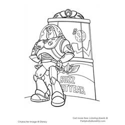Dibujo para colorear: Buzz Lightyear of Star Command (Dibujos animados) #46682 - Dibujos para Colorear e Imprimir Gratis
