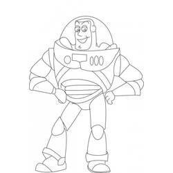 Dibujos para colorear: Buzz Lightyear of Star Command - Dibujos para Colorear e Imprimir Gratis