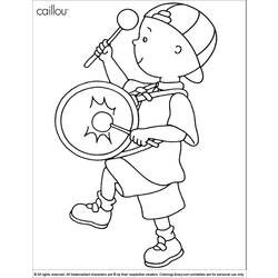 Dibujo para colorear: Caillou (Dibujos animados) #36198 - Dibujos para Colorear e Imprimir Gratis