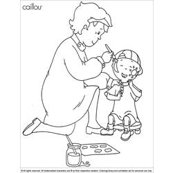Dibujo para colorear: Caillou (Dibujos animados) #36210 - Dibujos para Colorear e Imprimir Gratis