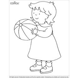 Dibujo para colorear: Caillou (Dibujos animados) #36216 - Dibujos para Colorear e Imprimir Gratis