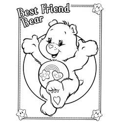 Dibujo para colorear: Care Bears (Dibujos animados) #37171 - Dibujos para Colorear e Imprimir Gratis