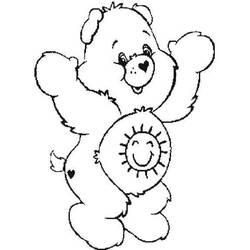 Dibujo para colorear: Care Bears (Dibujos animados) #37187 - Dibujos para Colorear e Imprimir Gratis