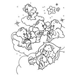 Dibujo para colorear: Care Bears (Dibujos animados) #37226 - Dibujos para Colorear e Imprimir Gratis