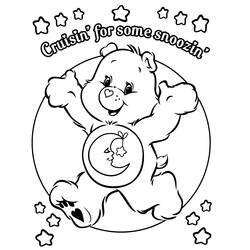 Dibujo para colorear: Care Bears (Dibujos animados) #37254 - Dibujos para Colorear e Imprimir Gratis