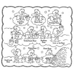 Dibujo para colorear: Care Bears (Dibujos animados) #37405 - Dibujos para Colorear e Imprimir Gratis