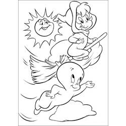 Dibujo para colorear: Casper (Dibujos animados) #36239 - Dibujos para Colorear e Imprimir Gratis