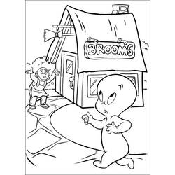 Dibujo para colorear: Casper (Dibujos animados) #36253 - Dibujos para Colorear e Imprimir Gratis