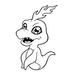 Dibujo para colorear: Digimon (Dibujos animados) #51544 - Dibujos para Colorear e Imprimir Gratis
