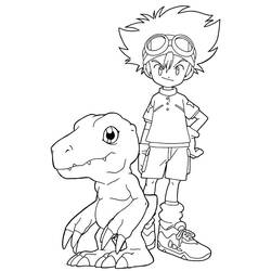 Dibujo para colorear: Digimon (Dibujos animados) #51699 - Dibujos para Colorear e Imprimir Gratis