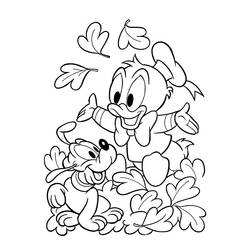 Dibujo para colorear: Donald Duck (Dibujos animados) #30131 - Dibujos para Colorear e Imprimir Gratis