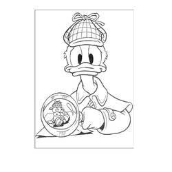 Dibujo para colorear: Donald Duck (Dibujos animados) #30171 - Dibujos para Colorear e Imprimir Gratis