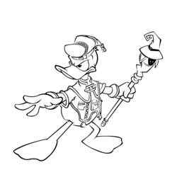 Dibujo para colorear: Donald Duck (Dibujos animados) #30191 - Dibujos para Colorear e Imprimir Gratis