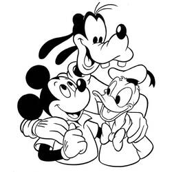 Dibujo para colorear: Donald Duck (Dibujos animados) #30199 - Dibujos para Colorear e Imprimir Gratis