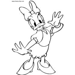 Dibujo para colorear: Donald Duck (Dibujos animados) #30201 - Dibujos para Colorear e Imprimir Gratis