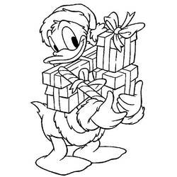 Dibujo para colorear: Donald Duck (Dibujos animados) #30215 - Dibujos para Colorear e Imprimir Gratis