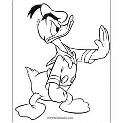 Dibujo para colorear: Donald Duck (Dibujos animados) #30243 - Dibujos para Colorear e Imprimir Gratis