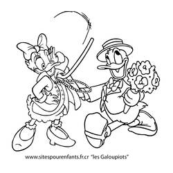 Dibujo para colorear: Donald Duck (Dibujos animados) #30312 - Dibujos para Colorear e Imprimir Gratis