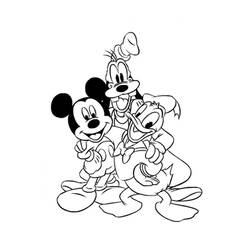 Dibujo para colorear: Donald Duck (Dibujos animados) #30354 - Dibujos para Colorear e Imprimir Gratis