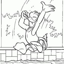 Dibujo para colorear: Donald Duck (Dibujos animados) #30371 - Dibujos para Colorear e Imprimir Gratis